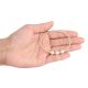 Dual Tone Round Beads Stylish Latest Designer 92.5 Sterling Silver Gold Plated Rope Bracelet
