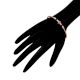 Multicolored Beaded Gold Plated Adjustable Rope Design 92.5 Silver Bracelet