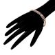 Three Tone Rope Design Bangle with 92.5 Sterling Silver Bracelets