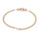 Delicate Multi Colored 92.5 Sterling Silver Bead Adjustable Bracelet