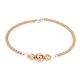 Delicate Multi Colored 92.5 Sterling Silver Bead Adjustable Bracelet