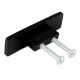 Black Rectangle Stainless Steel Big Cabinet Knobs