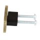 Antique Rectangle Stainless Steel Small Cabinet Knobs