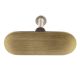 Antique Stainless Steel Thin Oval Dresser Knobs