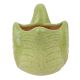 Handmade Green Glazed Duck Shape Ceramic Pot For Indoor Plants