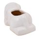 White Handmade Ceramic Elephant Shape Pot Or Planter