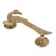 Handmade Golden Brass Door Handle Indian Peacock Design