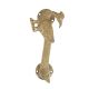 Handmade Golden Brass Door Handle Indian Peacock Design
