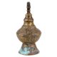 Handmade Patina Rich Brass Kerosene Oil Lamp