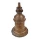 Handmade Patina Rich Brass Kerosene Oil Lamp