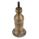 Handmade Antique Finish Brass Kerosene Oil Lamp From South India