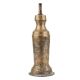 Handmade Brown Brass Oil Lamp In Cylindrical Shape Rare Artifact
