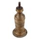 Handmade Black Coated Brass South Indian Oil lamp