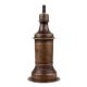 Handmade Black Brass Whale Single Wick Oil Lamp