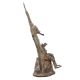 Handmade Rust Brass Dhokra Ganesha statue