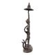 Handmade Dark Finish Brass Naga snake Goddess Tribal Art
