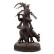 Handmade Blackened Brass Krishna Playing  His Divine Flute
