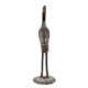 Handmade Rust Finish Brass Standing Bird Statue