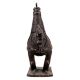 Handmade Black Brass Cock Statue