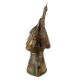 Handmade Multicolored Brass Naga Warrior Showpiece