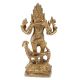 Handmade Yellow Brass Lord Bhairava Statue or Idol