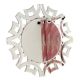 Handmade Silver Glass Round Venetian Design Wall Mirror