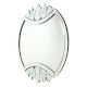 Handmade Silver Glass Unique Venetian Mirror With Engraved Design