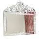 Handmade Glass Silver Horizontal Venetian Mirror