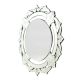 Handmade Silver Glass Venetian Round Decorative Mirror
