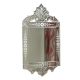 Handmade Silver Glass Rectangular Venetian Style Mirror