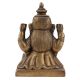 Handmade Black Brass Lakshmi Goddess Statue
