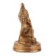 Handmade Golden Brass Lord Ganesha Blessing Religious Statue