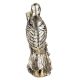 Handmade Silver Brass Bird Model Figurine Statue