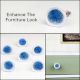 Slate Blue Ceramic Dresser Knob