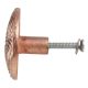 Press Plate Compact Antique Copper Aluminium Cabinet Knob