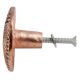 Round Wave Shape Antique Copper Aluminium Cabinet Knob