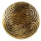 Press Plate Compact Antique Golden Aluminium Cabinet Knob