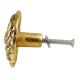 Round Rope Antique Golden Aluminium Cabinet Knob