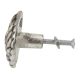 Round Rope Antique Silver Aluminium Cabinet Knob