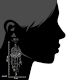 Handmade Oxidized Silver Stylish Bohemian Earrings For Women And Girls