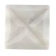 White Square Cross Marble Stone Cabinet Knobs
