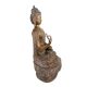 Metallic Buddha Statue Peaceful