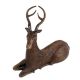 Brass Indian Deer Idol