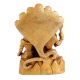 Handmade Golden Brass Shiva Parvati Ganesh Family Statue