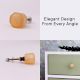 Baby Pink Hexagon Resin Dresser Knobs
