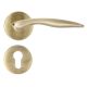 Handmade Antique brass Wave Mortise Door Lock Handle Set