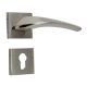Handmade Antique Silver Finish Brass Mortise Door Handle