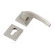 Handmade Antique Silver Finish Brass Mortise Door Handle