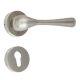 Handmade Silver Satin Finish Basic Mortise Door Lock Handle Set