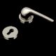 Handmade Satin Nickel Plated Brass Mortise Door Lock Handle Set